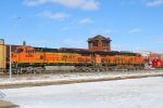 BNSF in the Snow